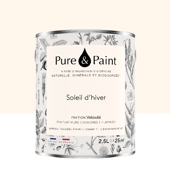 Peinture intérieure Soleil d'Hiver finition veloutée - 