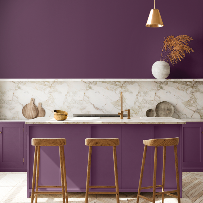 Peinture intérieure Aubergine finition veloutée - 