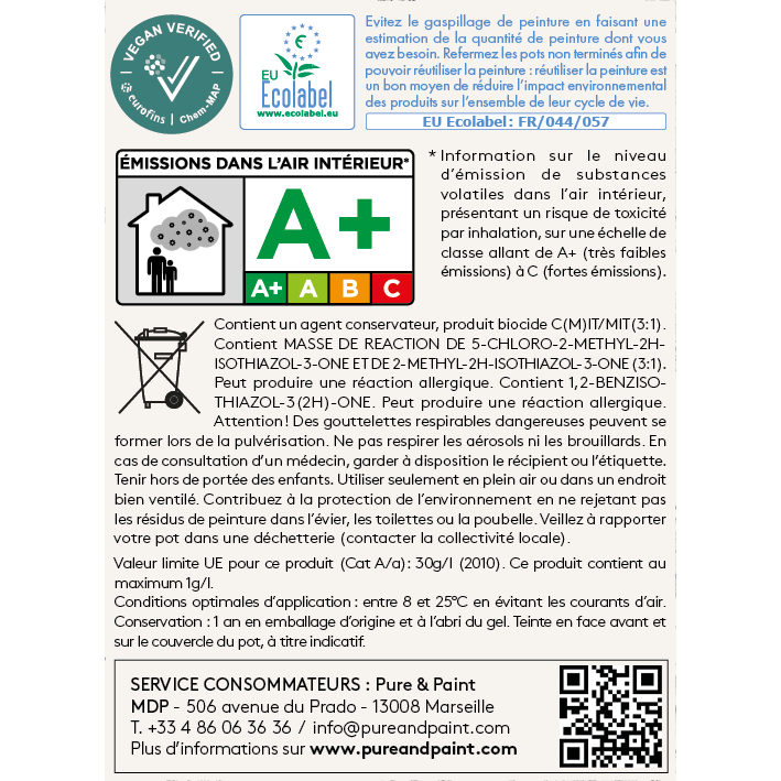 Peinture intérieure Aubergine finition veloutée - 