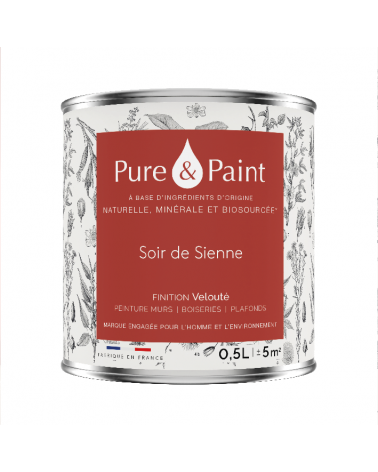 Peinture intérieure Soir de Sienne finition veloutée