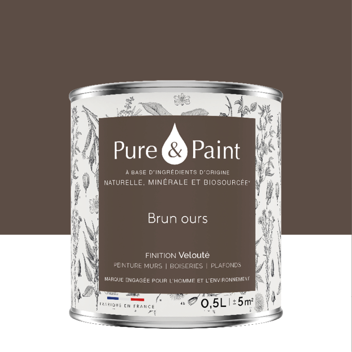Peinture intérieure Brun Ours finition veloutée - 