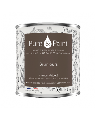 Peinture intérieure Brun Ours finition veloutée