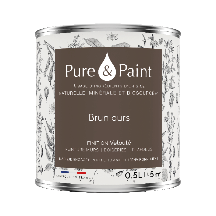 Peinture intérieure Brun Ours finition veloutée - 