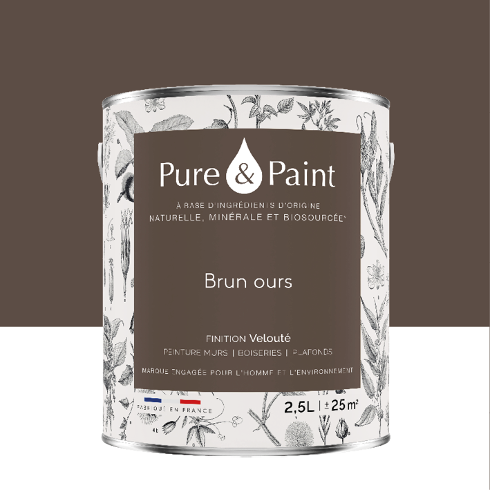 Peinture intérieure Brun Ours finition veloutée - 