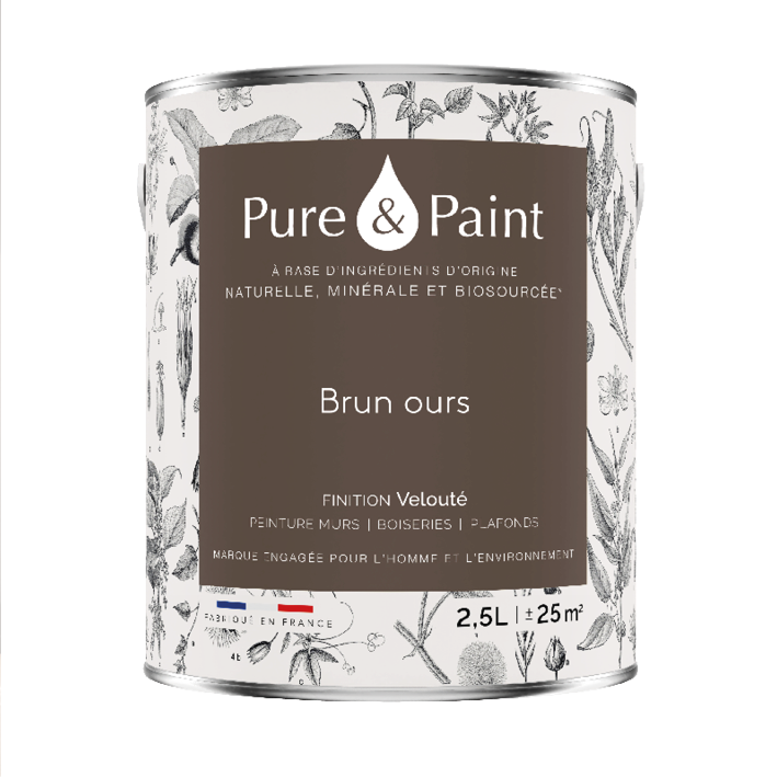 Peinture intérieure Brun Ours finition veloutée - 