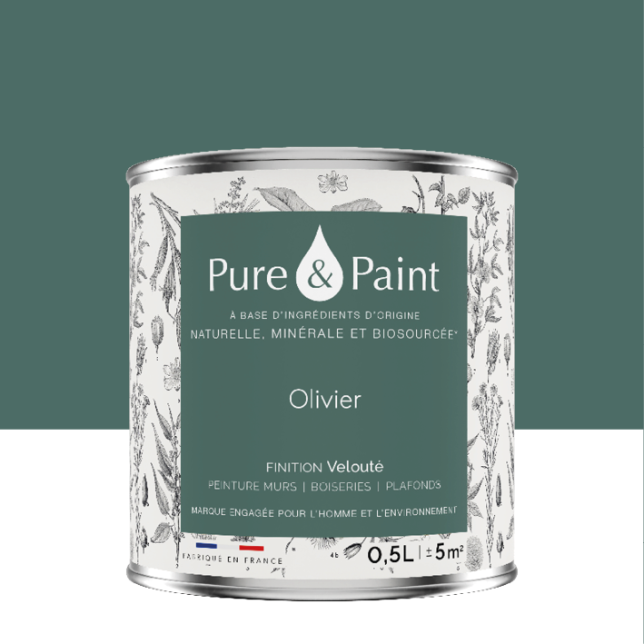 Peinture intérieure Olivier finition veloutée - 