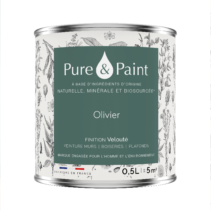 Peinture intérieure Olivier finition veloutée - 