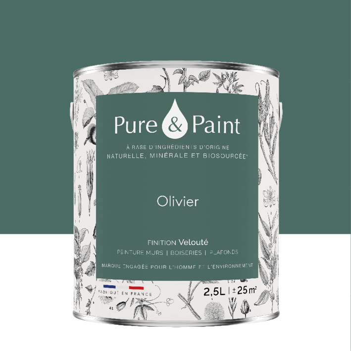 Peinture intérieure Olivier finition veloutée - 