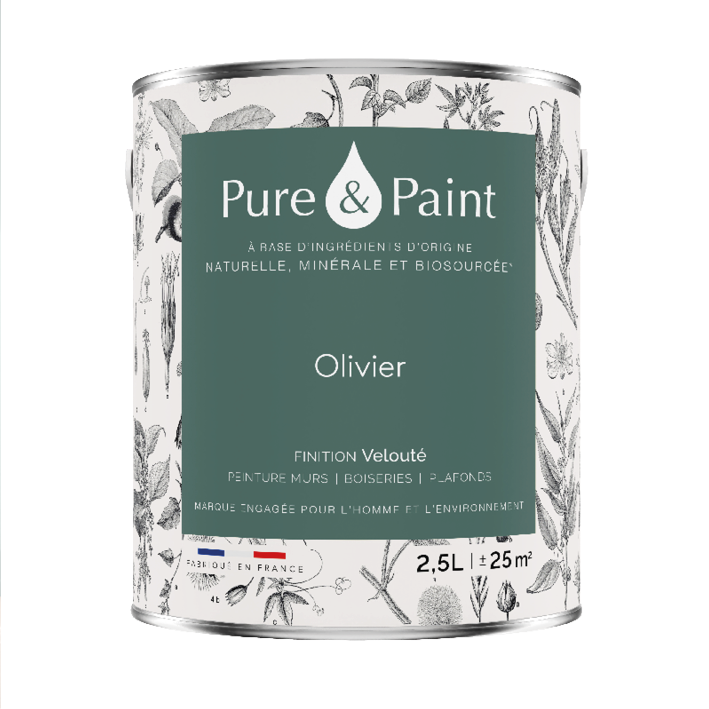 Peinture intérieure Olivier finition veloutée - 