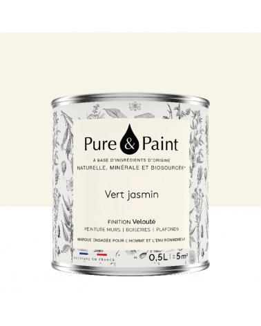 Peinture intérieure Vert Jasmin finition veloutée