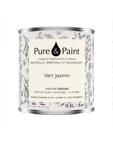 Peinture intérieure Vert Jasmin finition veloutée