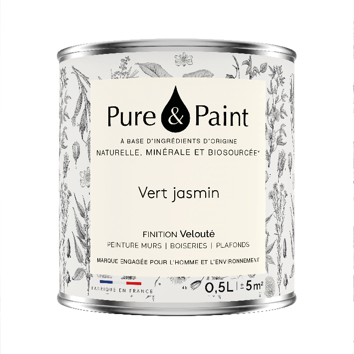 Peinture intérieure Vert Jasmin finition veloutée - 