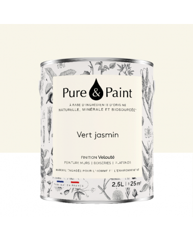 Peinture intérieure Vert Jasmin finition veloutée