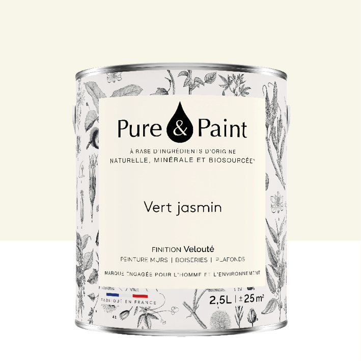 Peinture intérieure Vert Jasmin finition veloutée - 