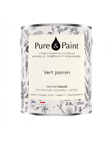 Peinture intérieure Vert Jasmin finition veloutée