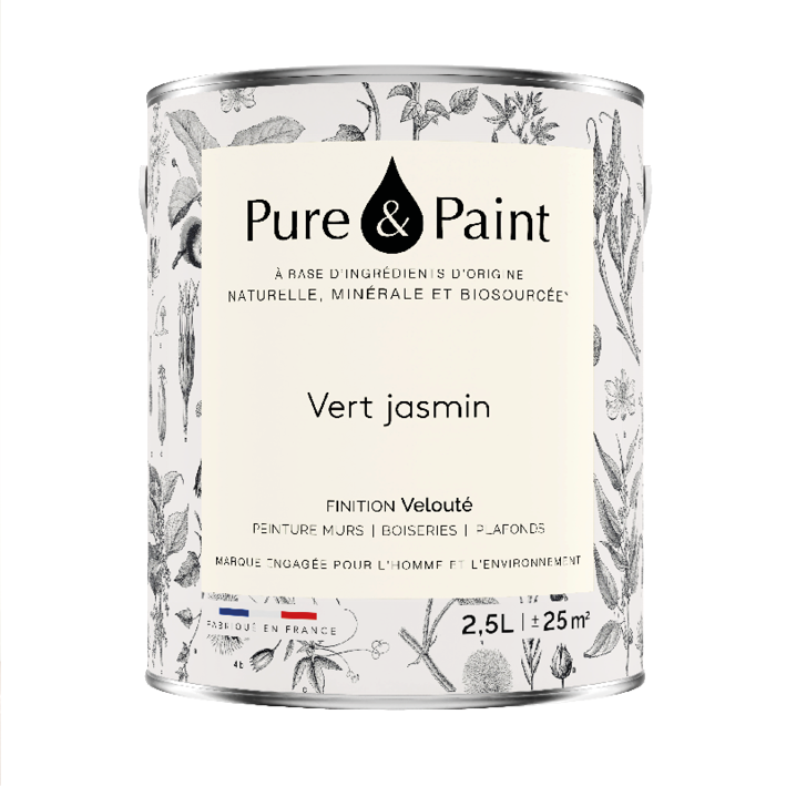 Peinture intérieure Vert Jasmin finition veloutée - 