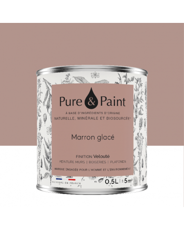 Peinture intérieure Marron Glacé finition veloutée