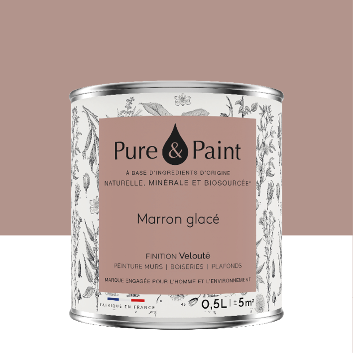 Peinture intérieure Marron Glacé finition veloutée - 