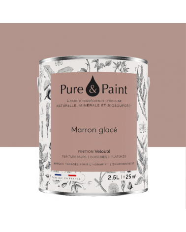 Peinture intérieure Marron Glacé finition veloutée