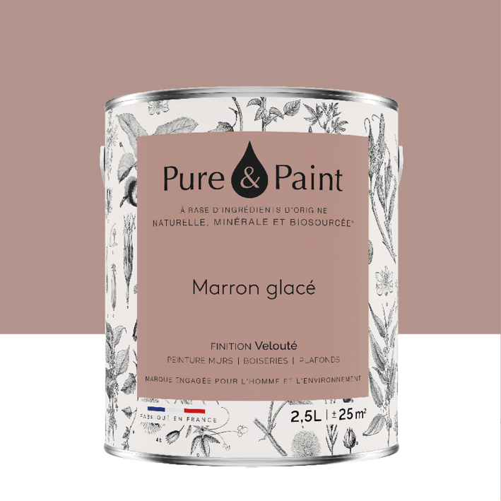 Peinture intérieure Marron Glacé finition veloutée - 