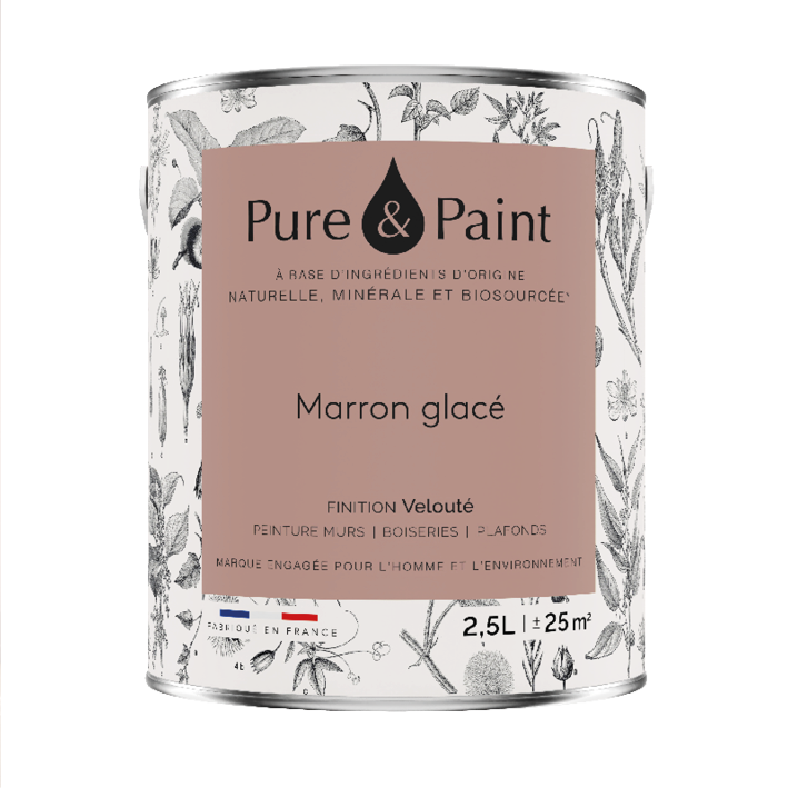 Peinture intérieure Marron Glacé finition veloutée - 