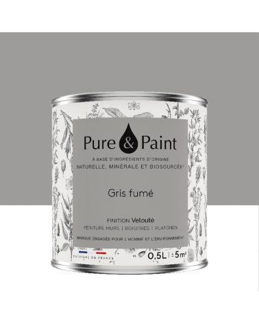 Peinture intérieure Gris Fumé finition veloutée