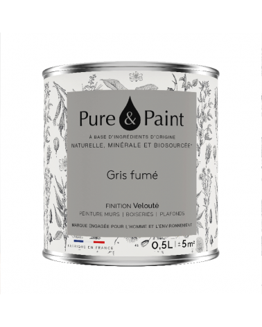 Peinture intérieure Gris Fumé finition veloutée