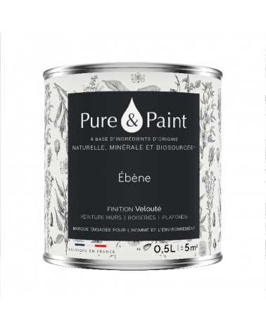 Peinture intérieure Ebène finition veloutée