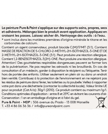 Peinture intérieure Ebène finition veloutée