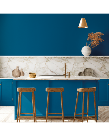 Peinture intérieure Bleu de Suède finition veloutée