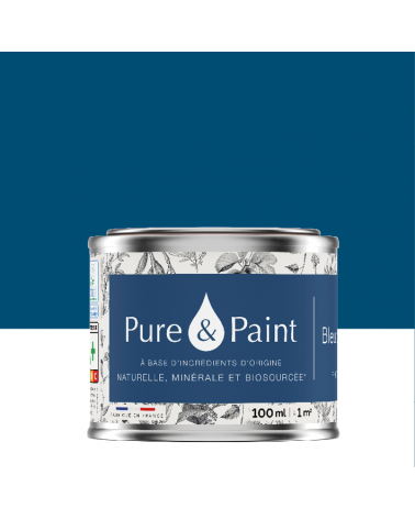Peinture intérieure Bleu de Suède finition veloutée