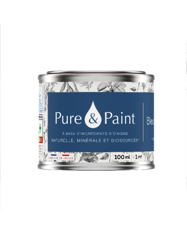 Peinture intérieure Bleu de Suède finition veloutée