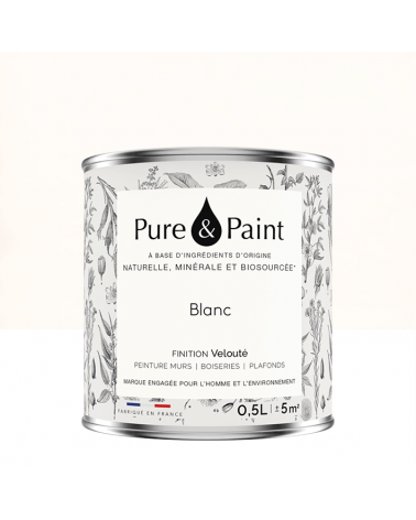 Peinture intérieure Blanc finition veloutée