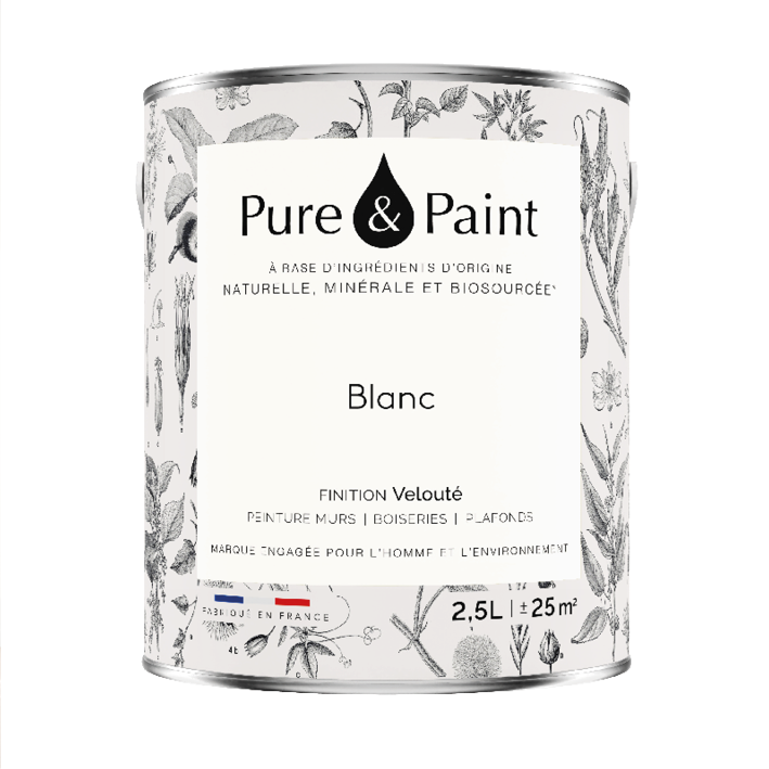 Peinture intérieure Blanc finition veloutée - 