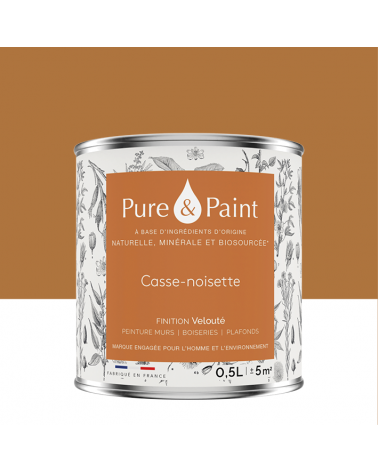 Peinture intérieure Casse-noisette finition veloutée