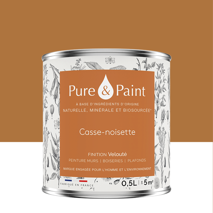 Peinture intérieure Casse-noisette finition veloutée - 