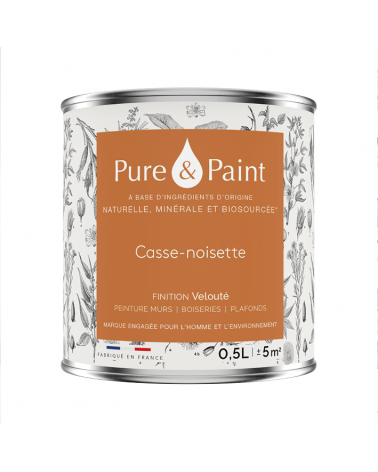 Peinture intérieure Casse-noisette finition veloutée