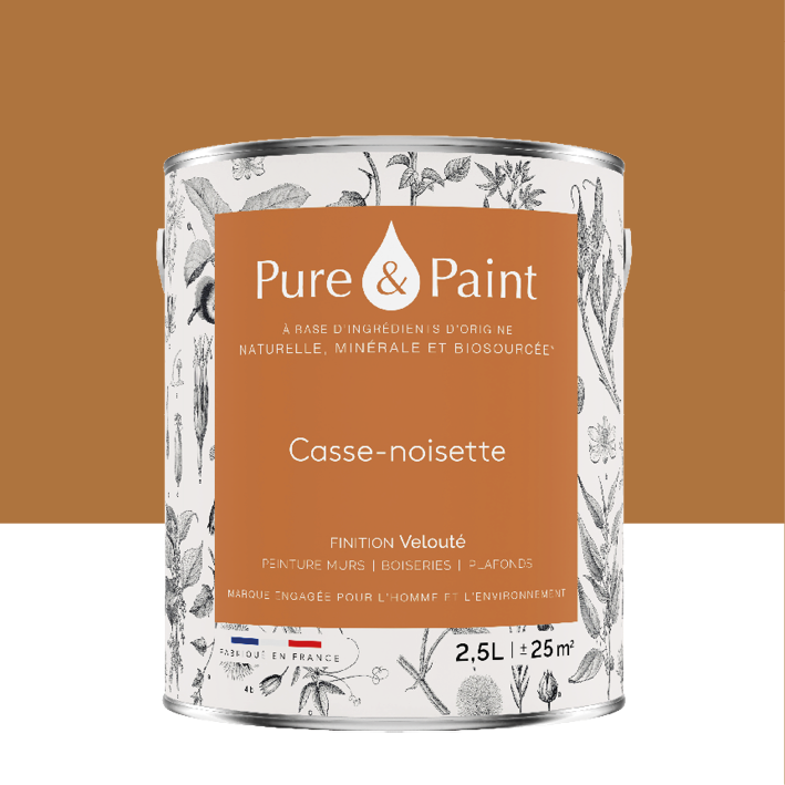 Peinture intérieure Casse-noisette finition veloutée - 