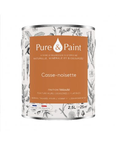 Peinture intérieure Casse-noisette finition veloutée