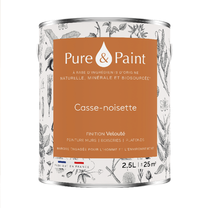 Peinture intérieure Casse-noisette finition veloutée - 