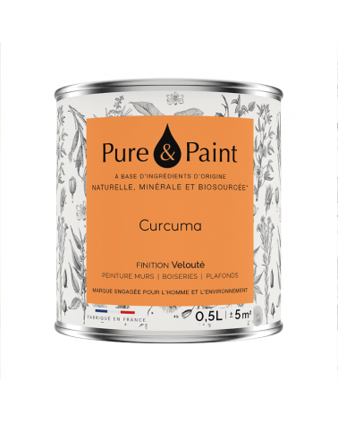 Peinture intérieure Curcuma finition veloutée