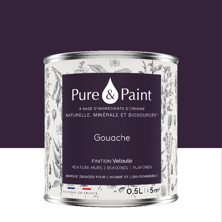 Peinture intérieure Gouache finition veloutée - 