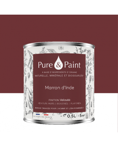 Peinture intérieure Marron d'Inde finition veloutée