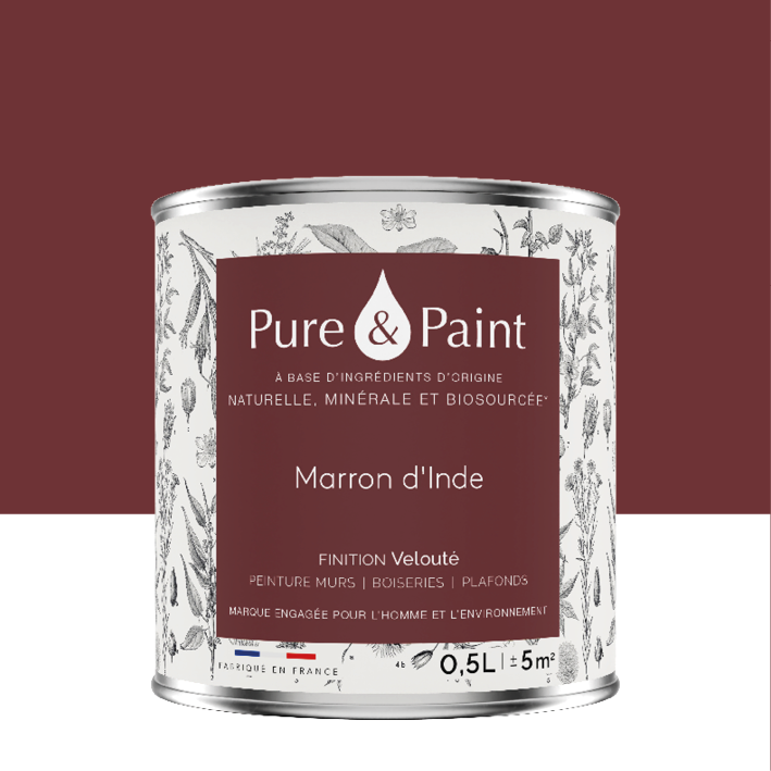 Peinture intérieure Marron d'Inde finition veloutée - 