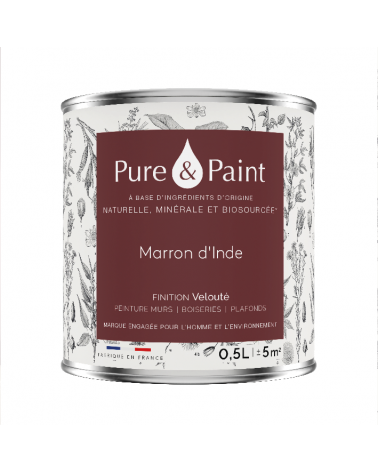 Peinture intérieure Marron d'Inde finition veloutée