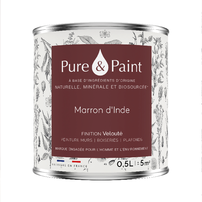 Peinture intérieure Marron d'Inde finition veloutée - 