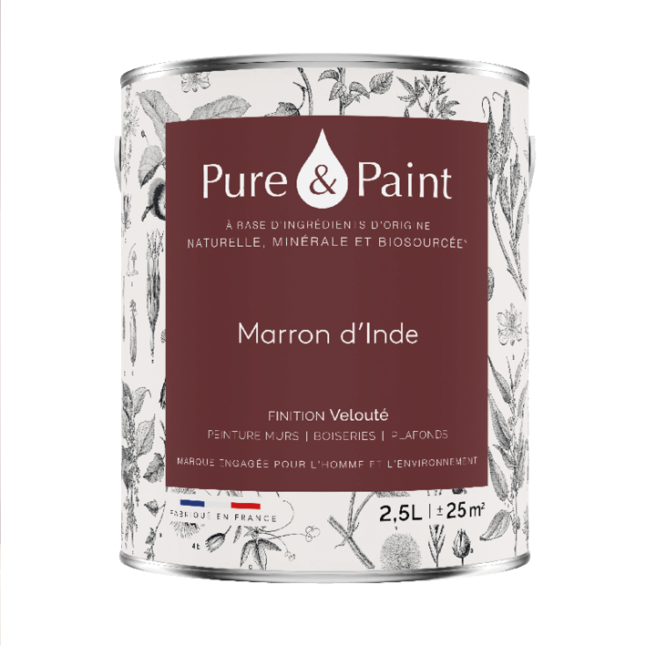 Peinture intérieure Marron d'Inde finition veloutée - 