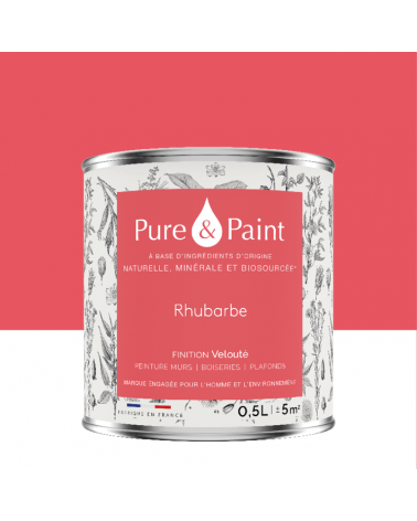 Peinture intérieure Rhubarbe finition veloutée