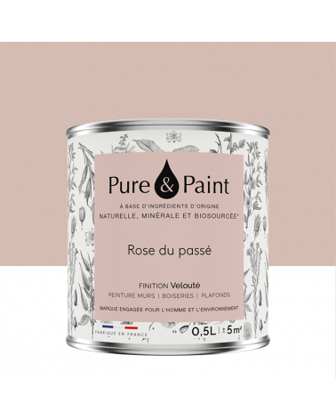 Peinture intérieure Rose du passé finition veloutée