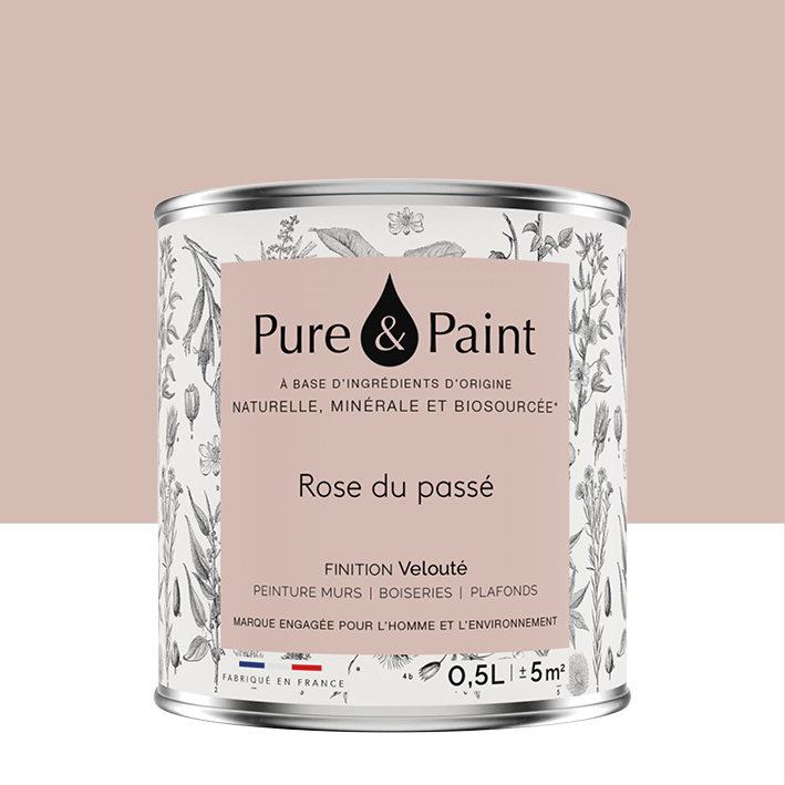 Peinture intérieure Rose du passé finition veloutée - 